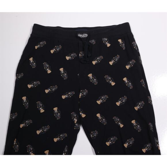 Polo by Ralph Lauren Other - Polo Ralph Lauren Mens Black Allover Polo Bear Evening Pajama Pants Large